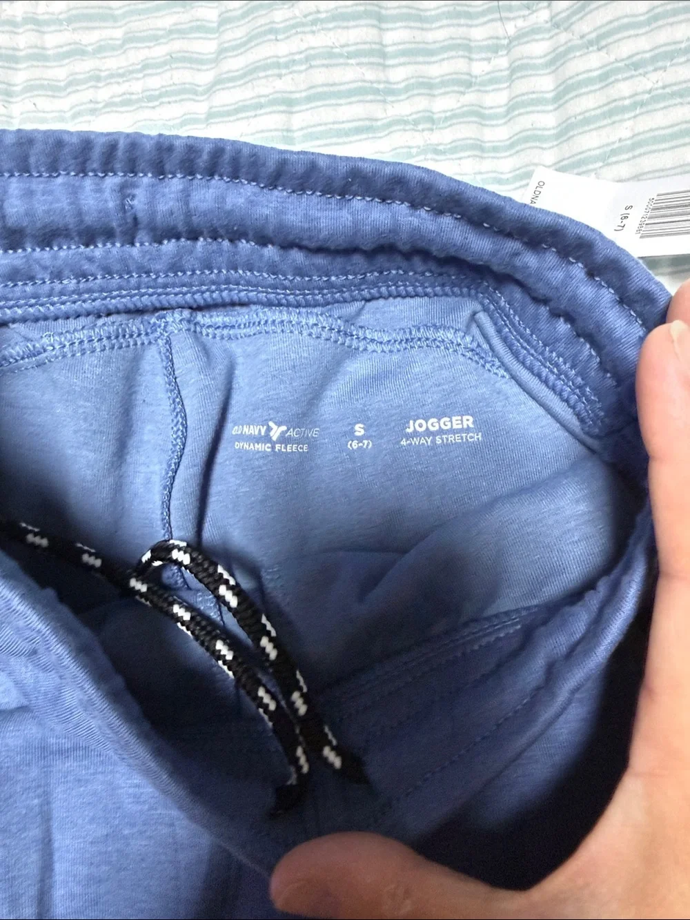 Old Navy Blue Kids Zip-Pocket Joggers size S(6/7)